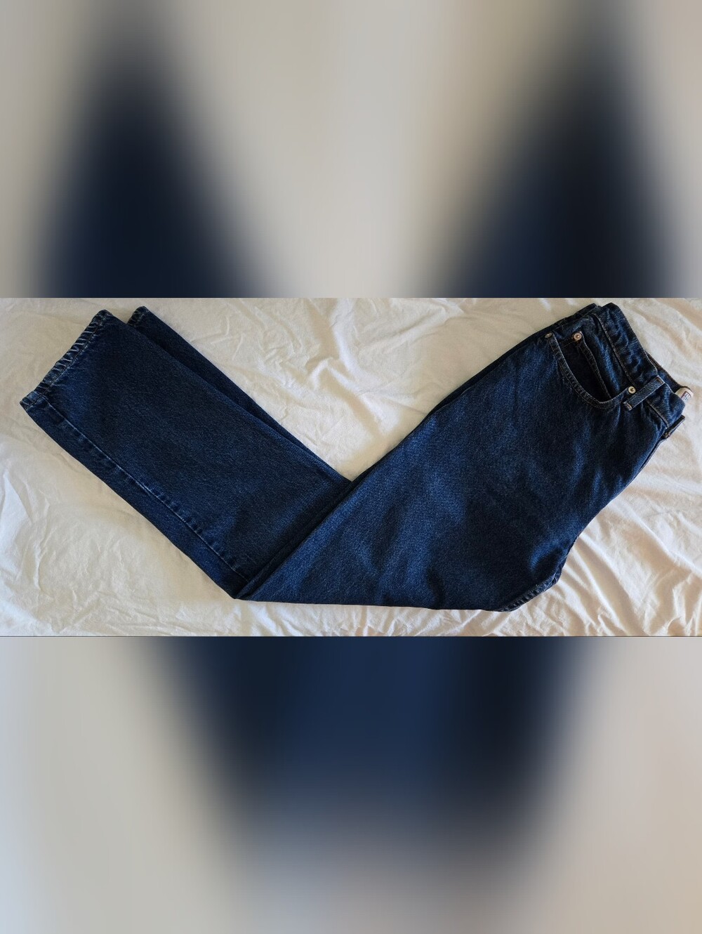Faded Glory Vintage 90's Mom Jeans 100% Cotton High Rise Straight Leg Euc 10tall
